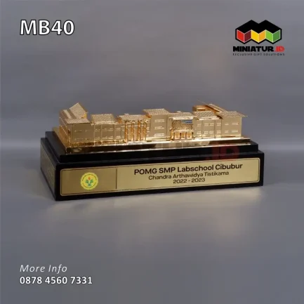Miniatur Bangunan POMG SMP Labschool Cibubur