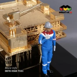 MTG34 Miniatur Rig Offshore & Figure