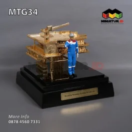 MTG34 Miniatur Rig Offshore & Figure