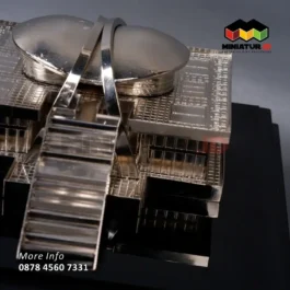 MB51 Miniatur Logam Gedung DPR RI