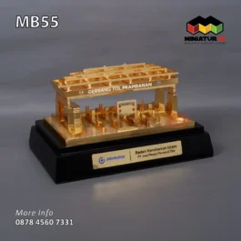MB55 Miniatur Gerbang Tol Prambanan