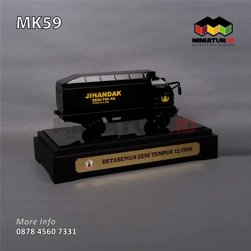 MK59 Miniatur Logam Jihandak Zeni TNI AD